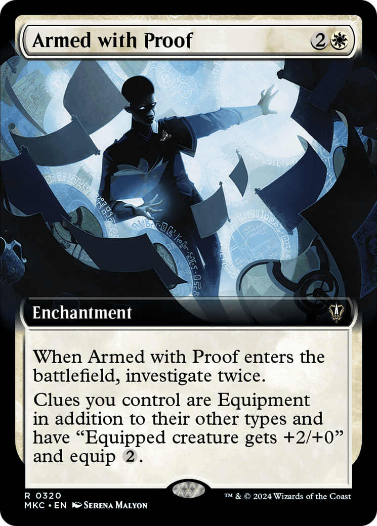 Armed with Proof (Extended Art) [Murders at Karlov Manor Commander] | Mega City Incorporated