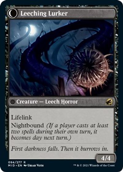 Curse of Leeches // Leeching Lurker [Innistrad: Midnight Hunt] | Mega City Incorporated