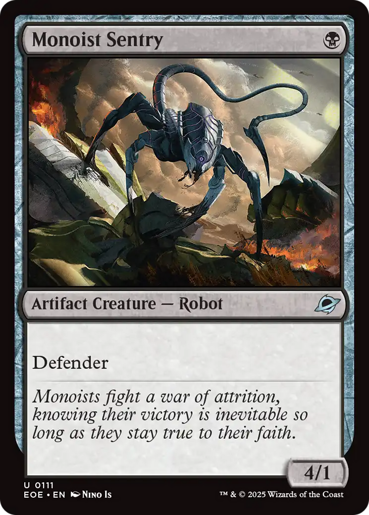 Monoist Sentry [Edge of Eternities] | Mega City Incorporated