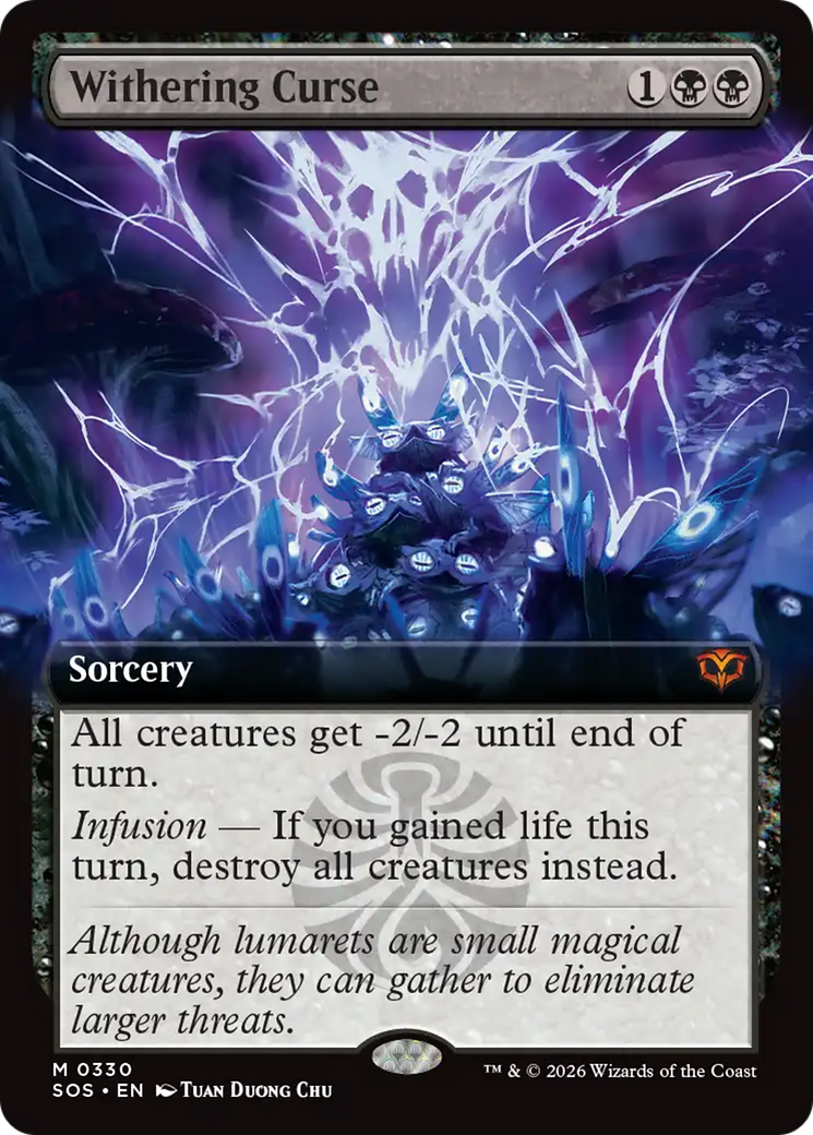 Withering Curse (Extended Art) [Secrets of Strixhaven] | Mega City Incorporated
