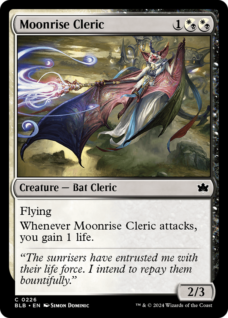 Moonrise Cleric [Bloomburrow] | Mega City Incorporated