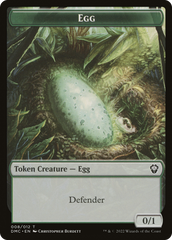 Treasure // Egg Double-Sided Token [Secret Lair Drop Series] | Mega City Incorporated