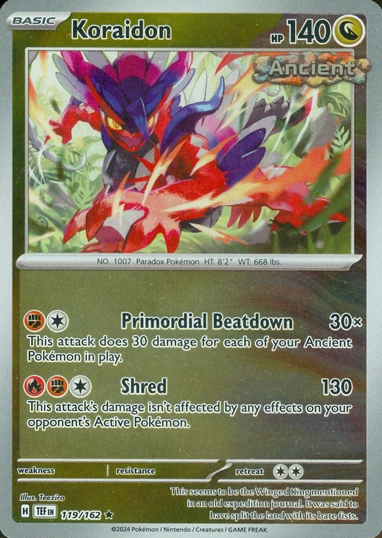 Koraidon (119/162) [Scarlet & Violet: Temporal Forces] | Mega City Incorporated