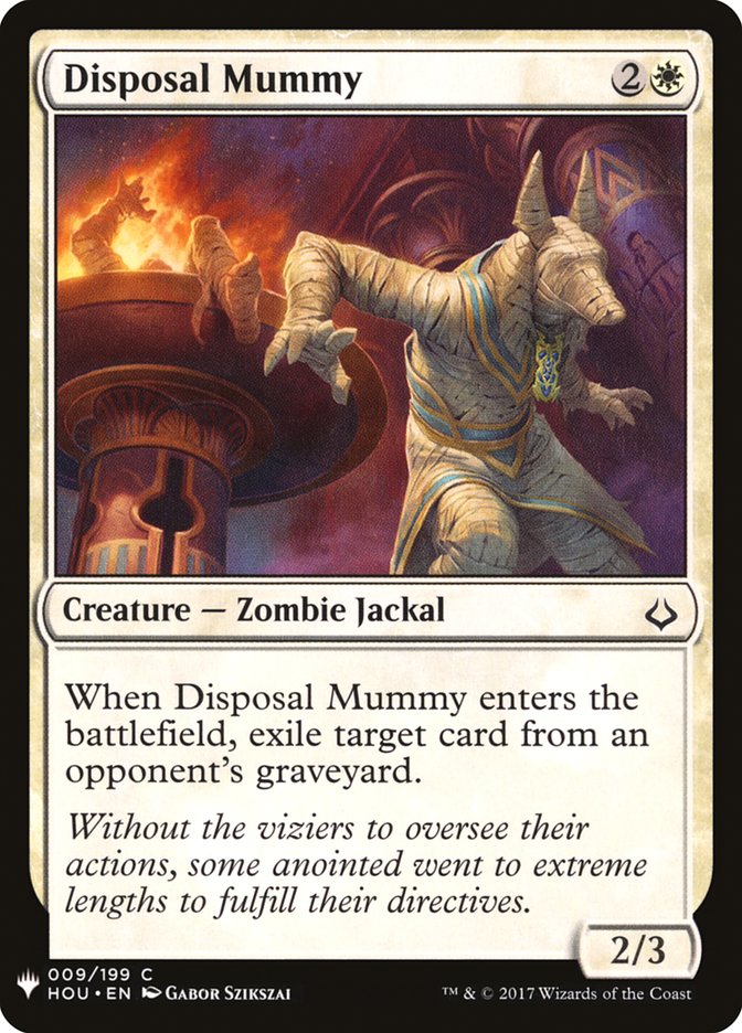 Disposal Mummy [Mystery Booster] | Mega City Incorporated