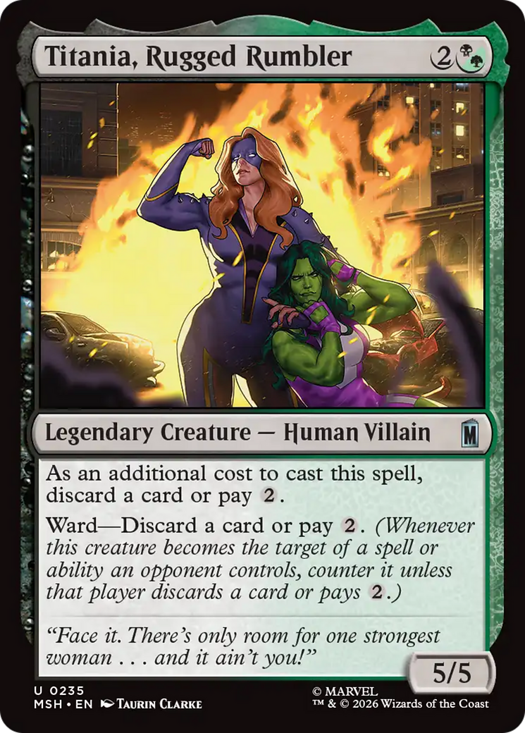 Titania, Rugged Rumbler [Marvel Super Heroes] | Mega City Incorporated