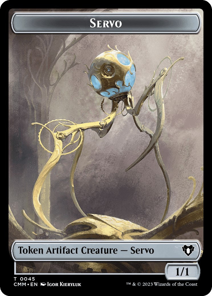 Servo // Ogre Double-Sided Token [Commander Masters Tokens] | Mega City Incorporated