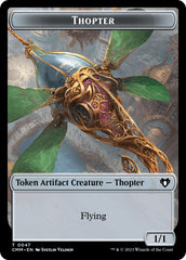 Thopter // Bird Illusion Double-Sided Token [Commander Masters Tokens] | Mega City Incorporated