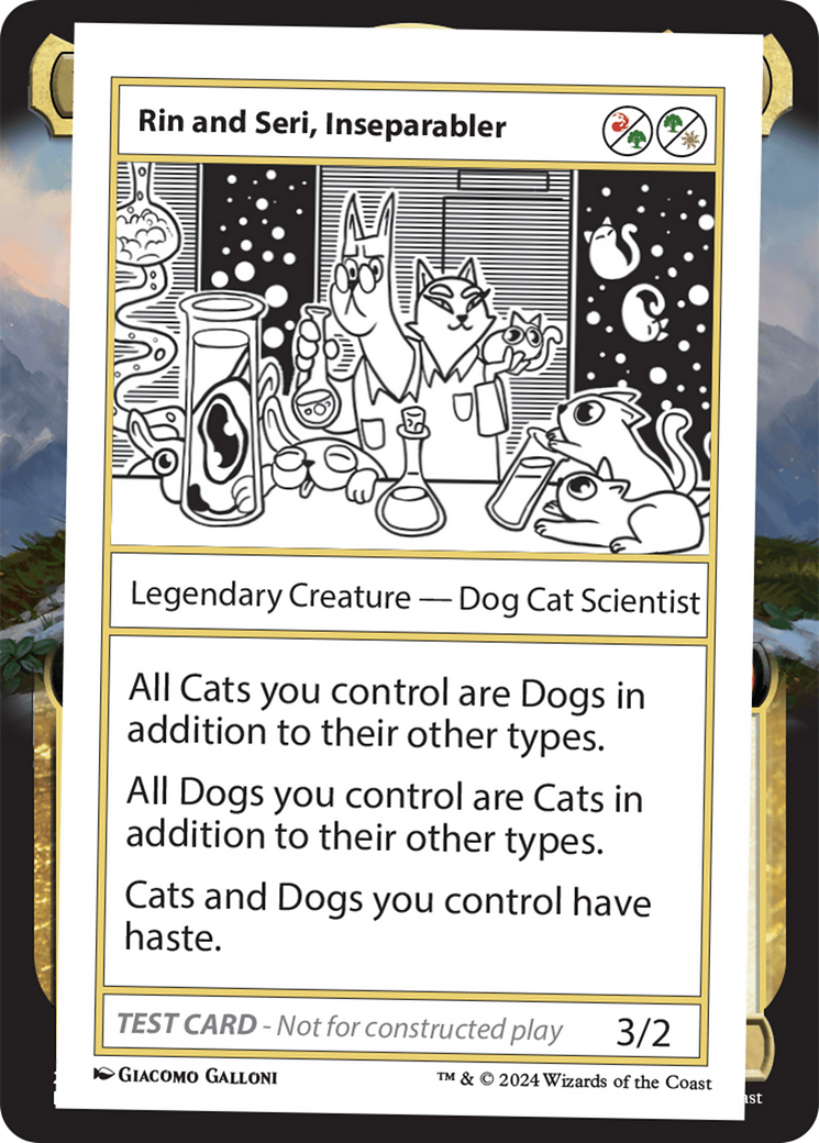 Rin and Seri, Inseparabler [Mystery Booster 2 Playtest Cards] | Mega City Incorporated