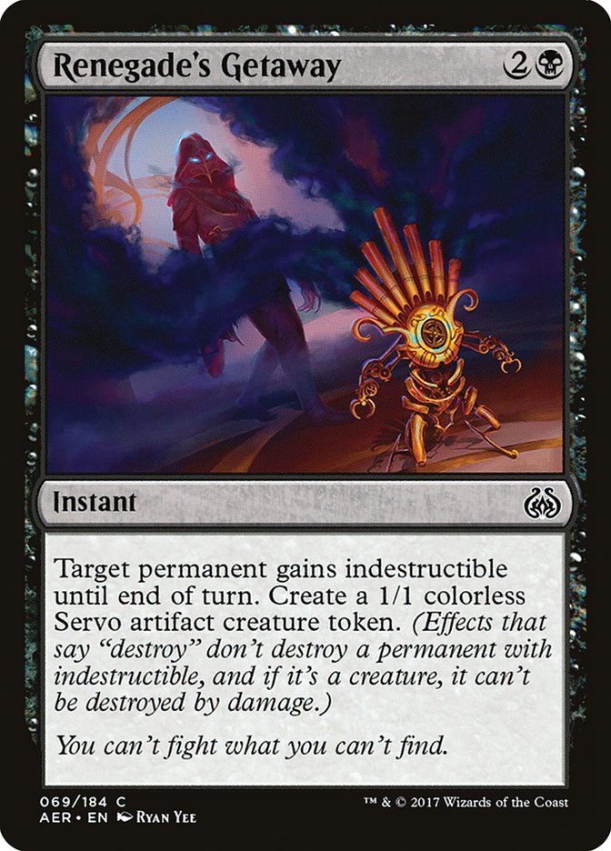 Renegade's Getaway [Aether Revolt] | Mega City Incorporated