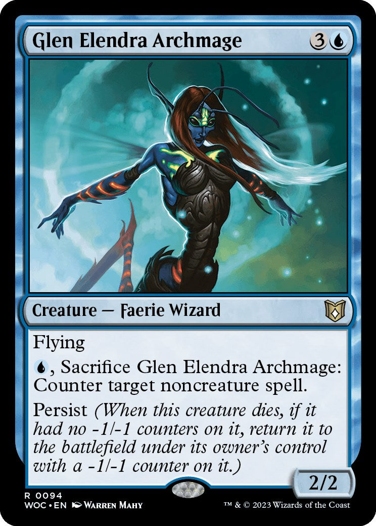 Glen Elendra Archmage [Wilds of Eldraine Commander] | Mega City Incorporated