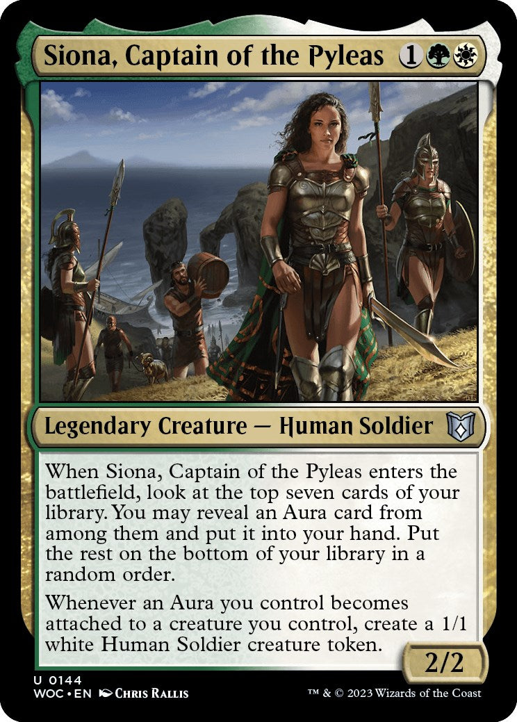 Siona, Captain of the Pyleas [Wilds of Eldraine Commander] | Mega City Incorporated