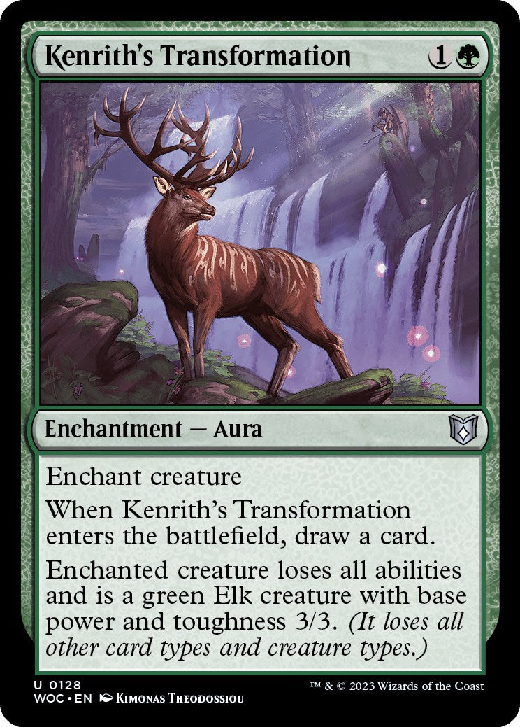 Kenrith's Transformation [Wilds of Eldraine Commander] | Mega City Incorporated