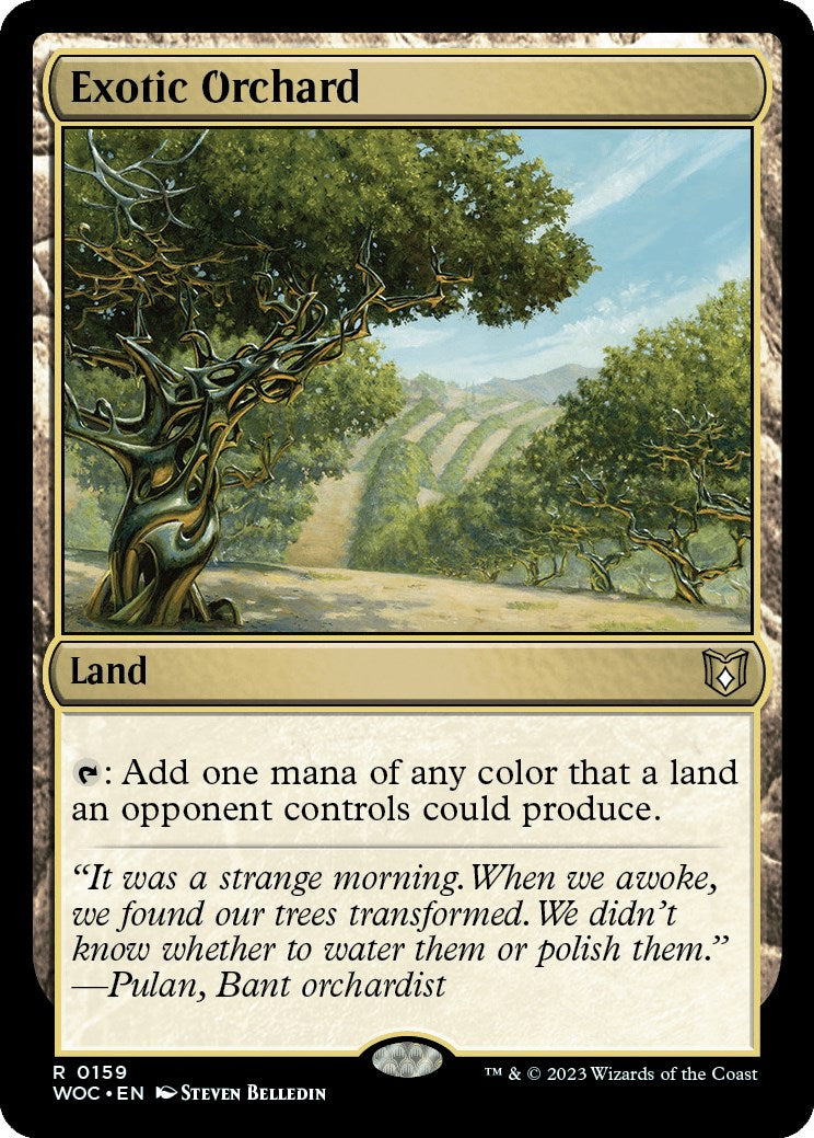 Exotic Orchard [Wilds of Eldraine Commander] | Mega City Incorporated