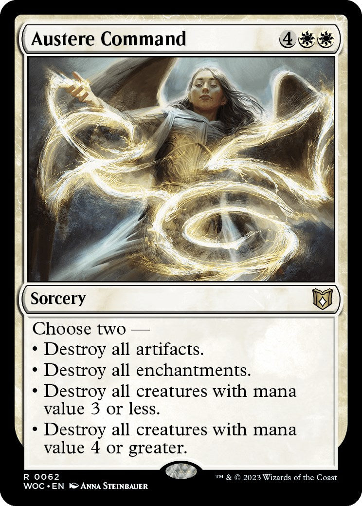 Austere Command [Wilds of Eldraine Commander] | Mega City Incorporated