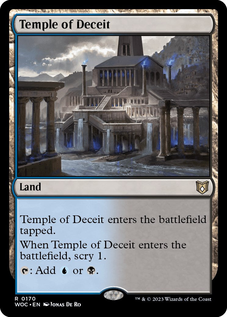 Temple of Deceit [Wilds of Eldraine Commander] | Mega City Incorporated