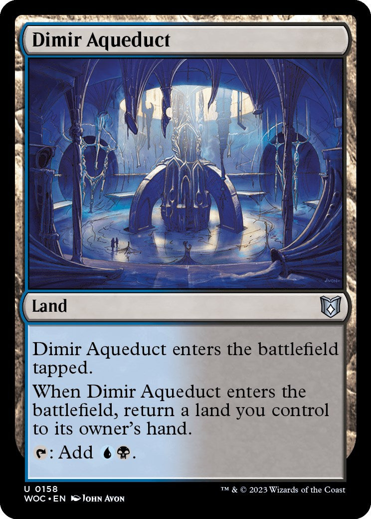 Dimir Aqueduct [Wilds of Eldraine Commander] | Mega City Incorporated