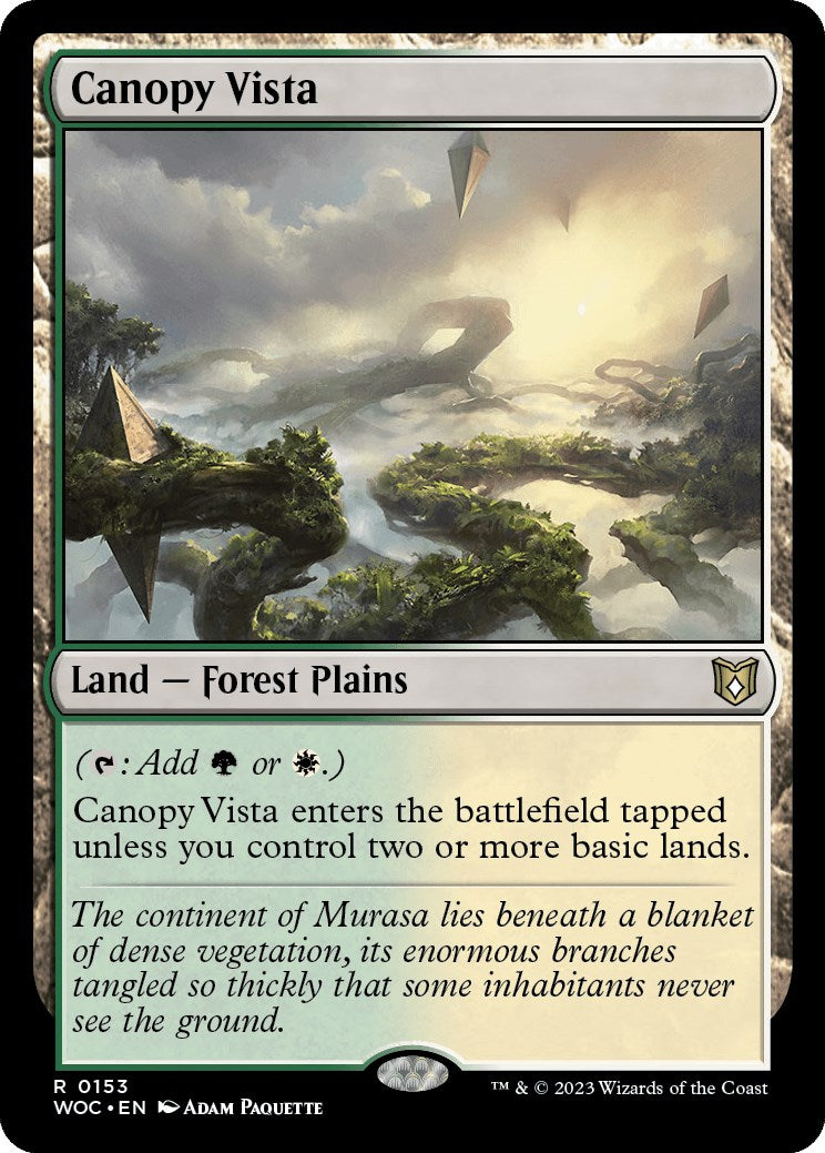 Canopy Vista [Wilds of Eldraine Commander] | Mega City Incorporated