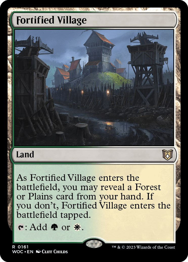 Fortified Village [Wilds of Eldraine Commander] | Mega City Incorporated