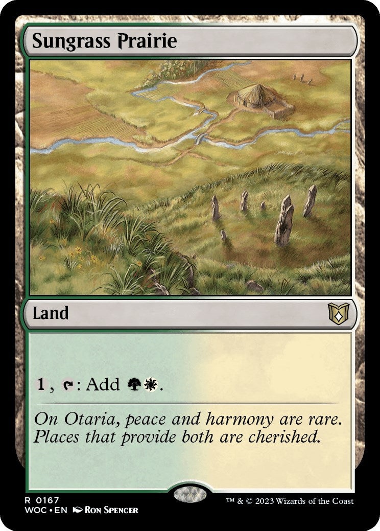 Sungrass Prairie [Wilds of Eldraine Commander] | Mega City Incorporated