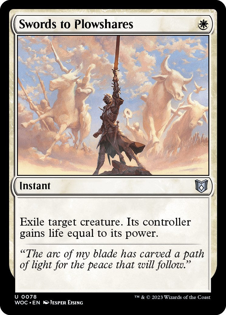 Swords to Plowshares [Wilds of Eldraine Commander] | Mega City Incorporated