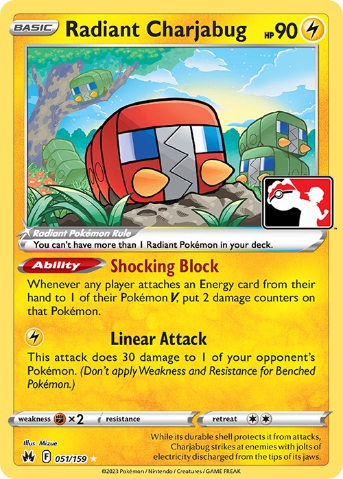 Radiant Charjabug (051/159) [Prize Pack Series Three] | Mega City Incorporated