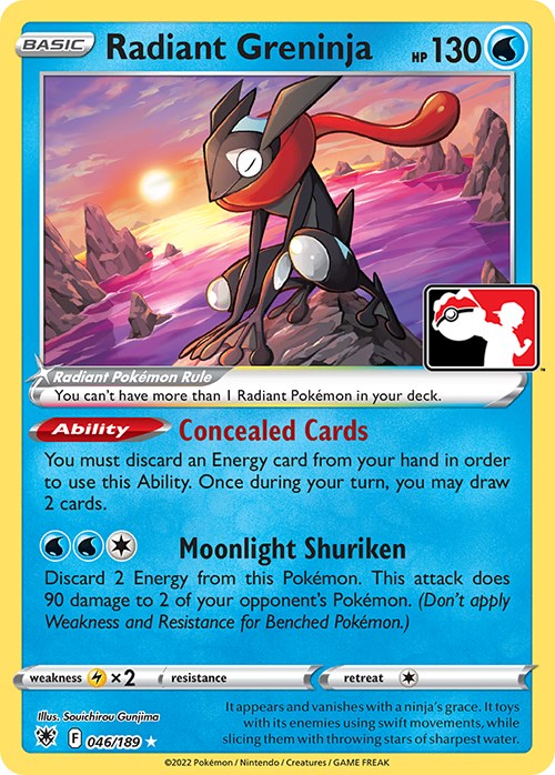 Radiant Greninja (046/189) [Prize Pack Series Three] | Mega City Incorporated