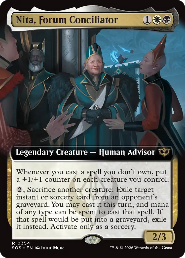 Nita, Forum Conciliator (Extended Art) [Secrets of Strixhaven] | Mega City Incorporated