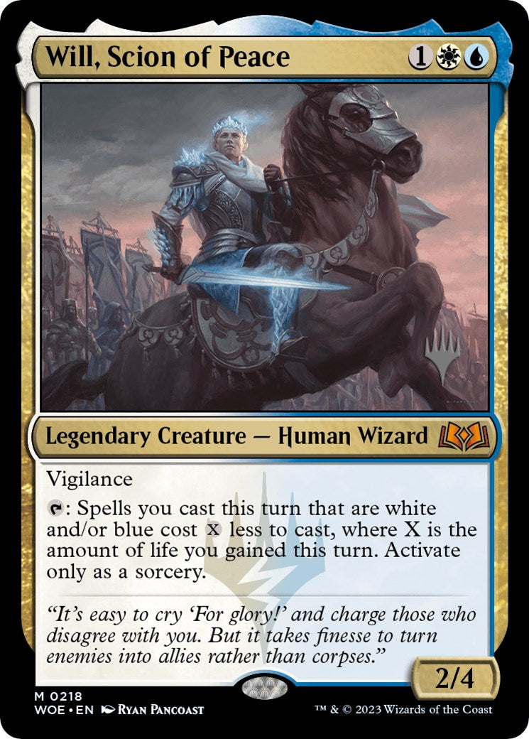 Will, Scion of Peace (Promo Pack) [Wilds of Eldraine Promos] | Mega City Incorporated