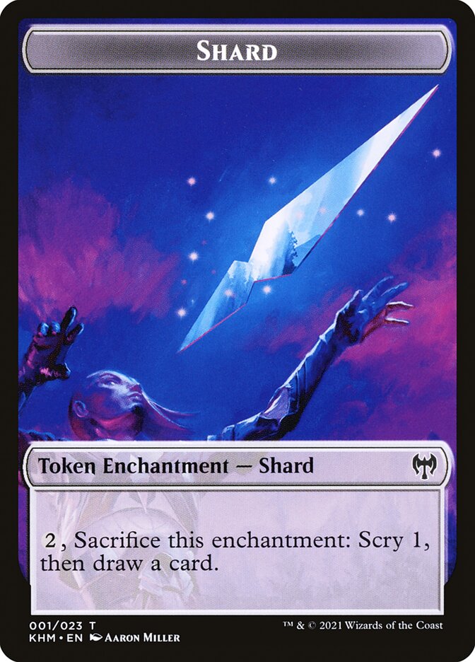 Elf Warrior // Shard Double-Sided Token [Kaldheim Tokens] | Mega City Incorporated