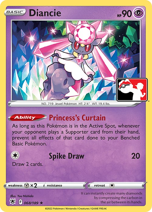 Diancie (068/189) [Prize Pack Series Three] | Mega City Incorporated