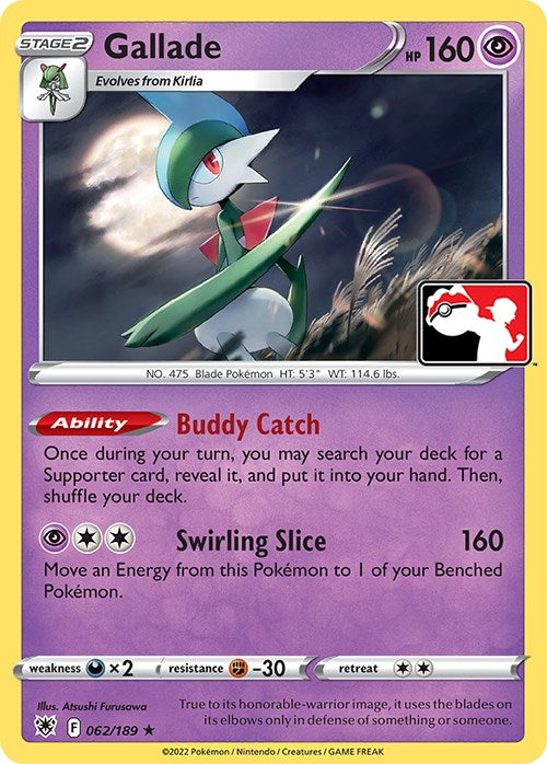 Gallade (062/189) [Prize Pack Series Three] | Mega City Incorporated