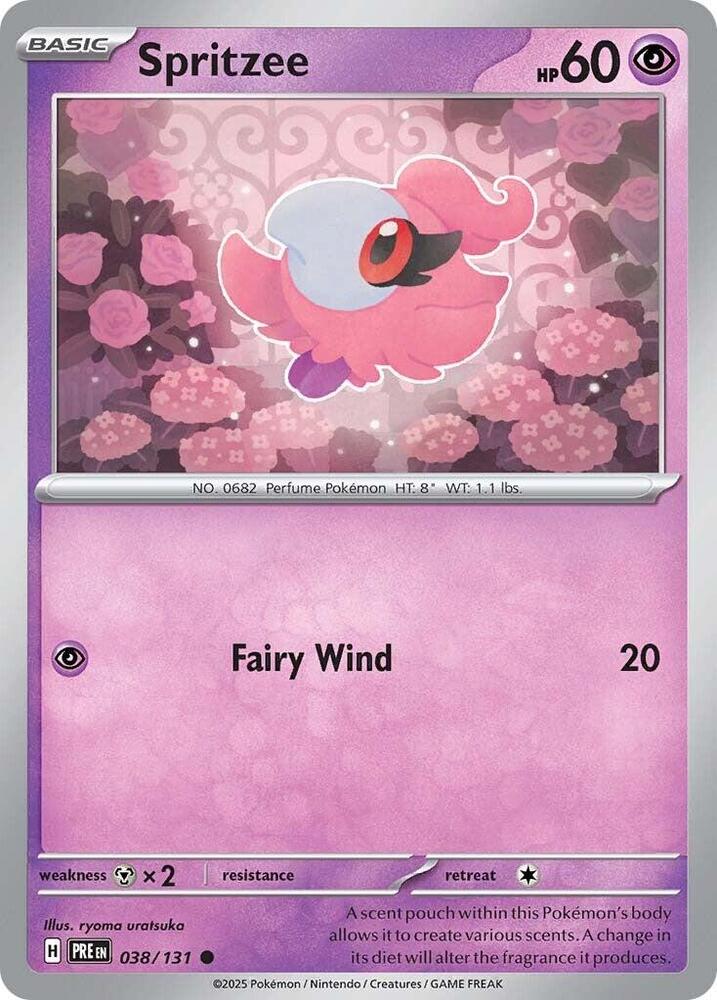Spritzee (038/131) [Scarlet & Violet: Prismatic Evolutions] | Mega City Incorporated