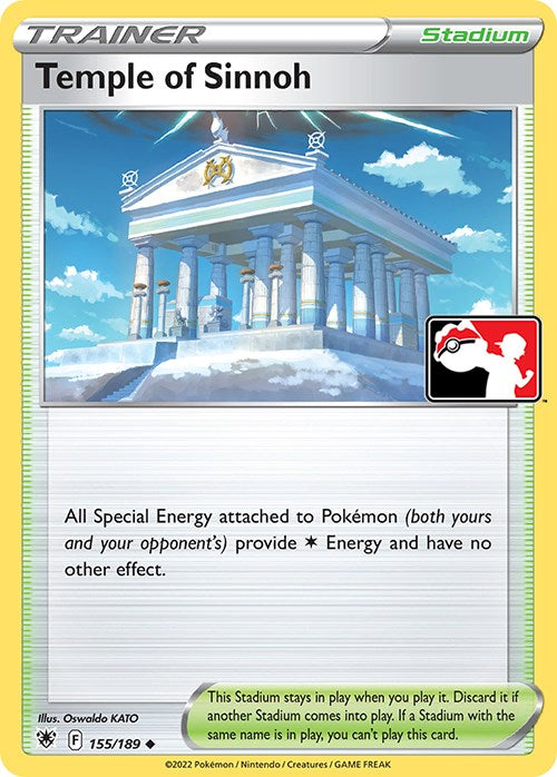 Temple of Sinnoh (155/189) [Prize Pack Series Three] | Mega City Incorporated