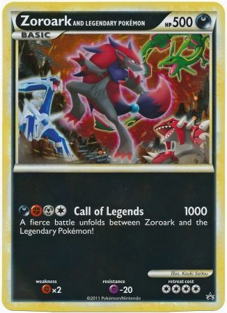 Zoroark and Legendary Pokemon (Jumbo Card) [Miscellaneous Cards] | Mega City Incorporated