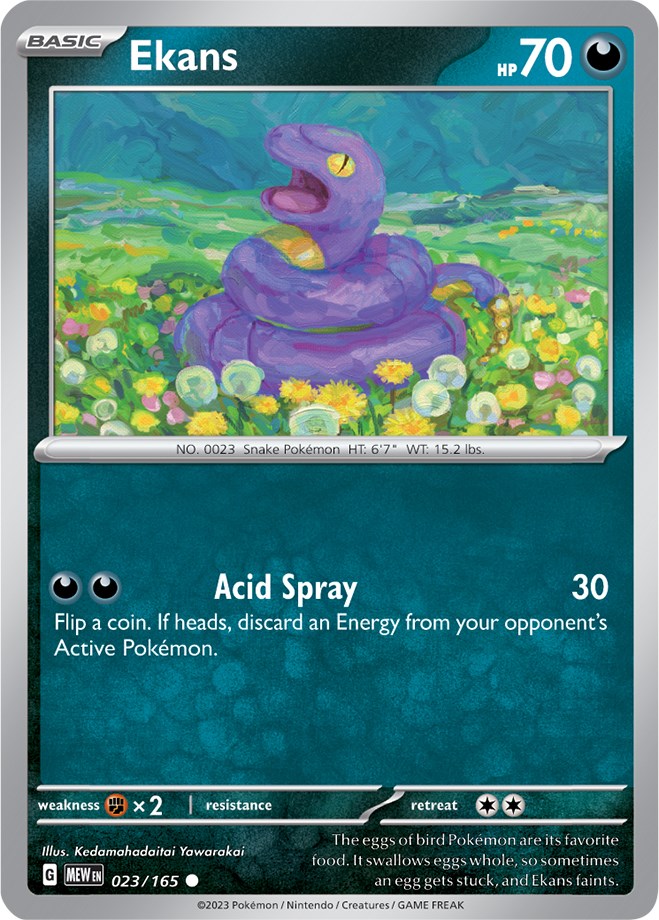 Ekans (023/165) [Scarlet & Violet 151] | Mega City Incorporated