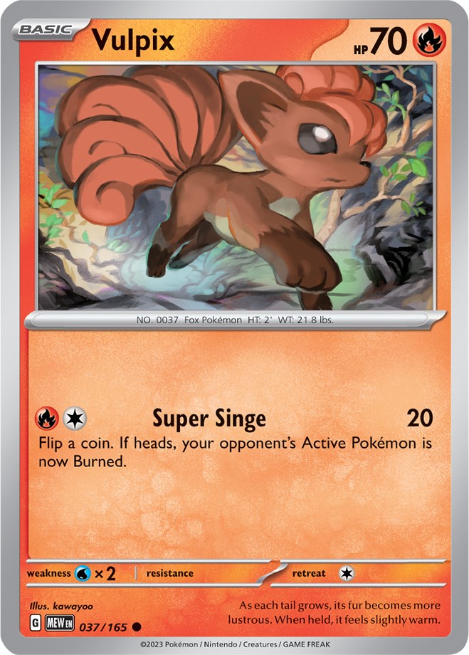 Vulpix (037/165) [Scarlet & Violet 151] | Mega City Incorporated