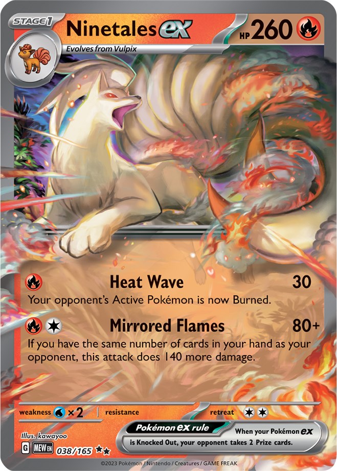 Ninetales ex (038/165) [Scarlet & Violet 151] | Mega City Incorporated