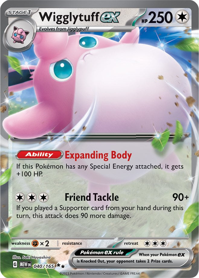 Wigglytuff ex (040/165) [Scarlet & Violet 151] | Mega City Incorporated