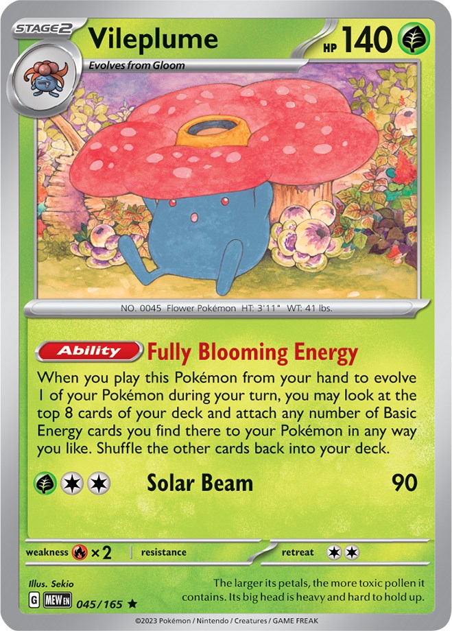 Vileplume (045/165) [Scarlet & Violet 151] | Mega City Incorporated