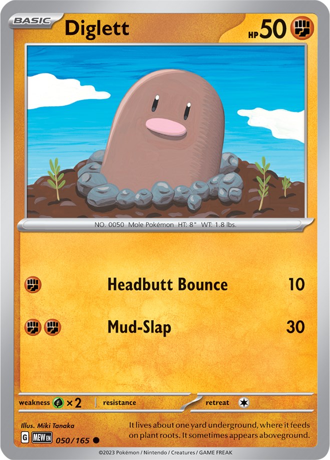 Diglett (050/165) [Scarlet & Violet 151] | Mega City Incorporated