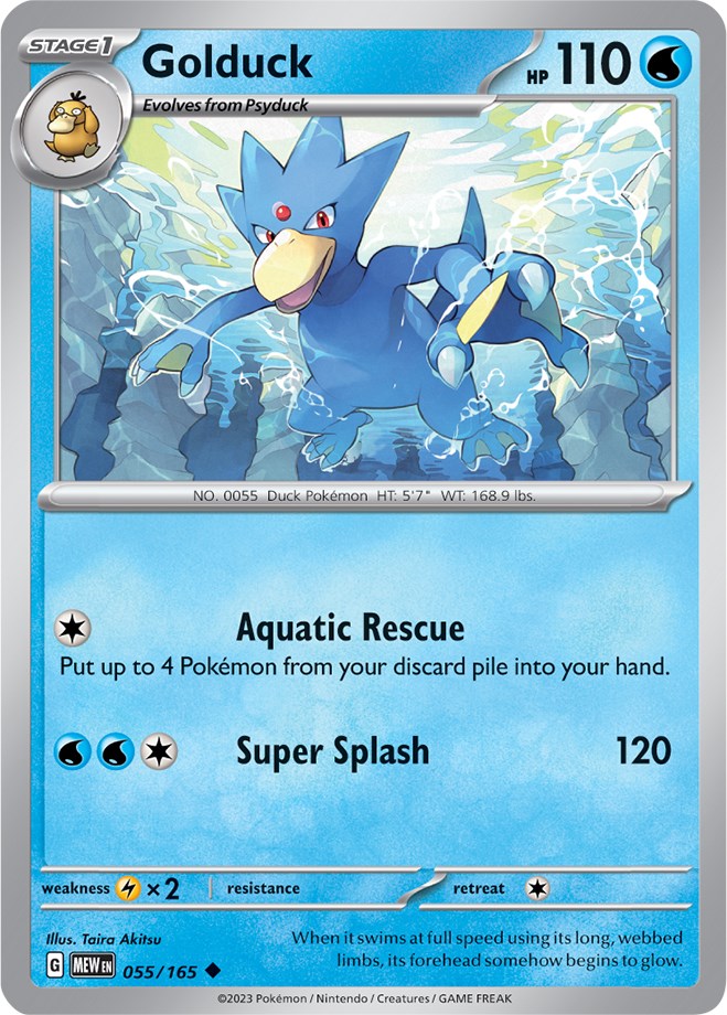 Golduck (055/165) [Scarlet & Violet 151] | Mega City Incorporated