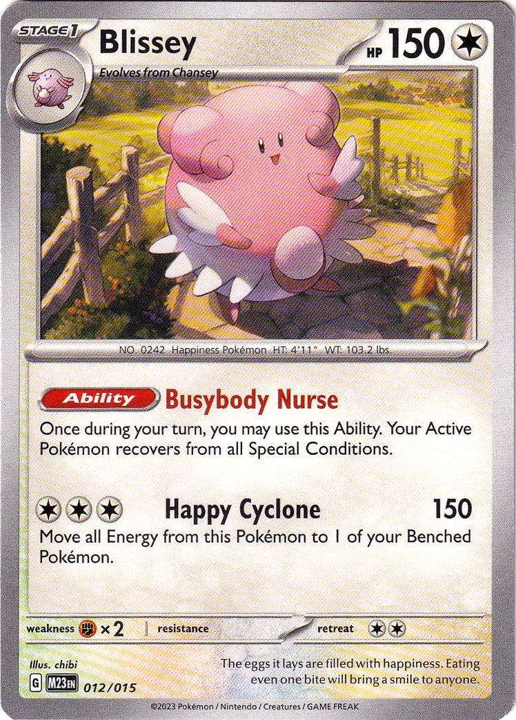 Blissey (012/015) [McDonald's Promos: 2023 Collection] | Mega City Incorporated