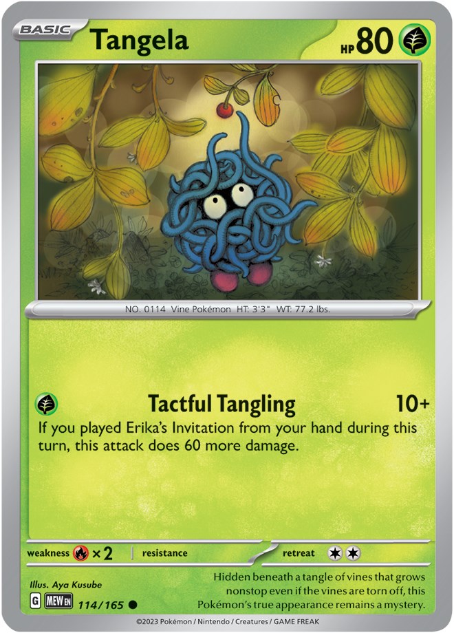 Tangela (114/165) [Scarlet & Violet 151] | Mega City Incorporated