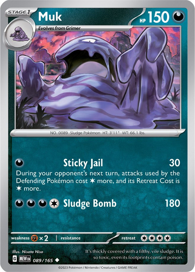 Muk (089/165) [Scarlet & Violet 151] | Mega City Incorporated