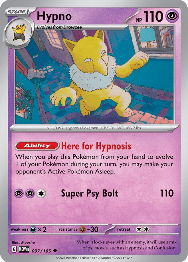 Hypno (097/165) [Scarlet & Violet 151] | Mega City Incorporated