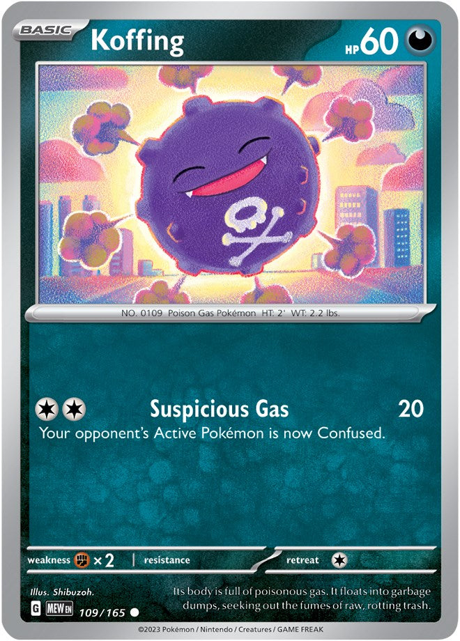 Koffing (109/165) [Scarlet & Violet 151] | Mega City Incorporated