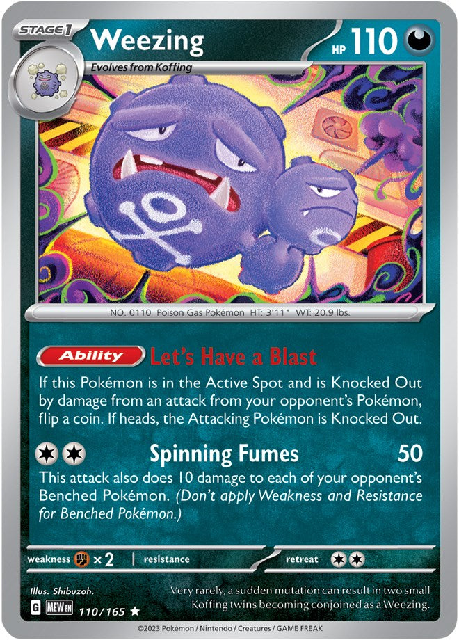 Weezing (110/165) [Scarlet & Violet 151] | Mega City Incorporated