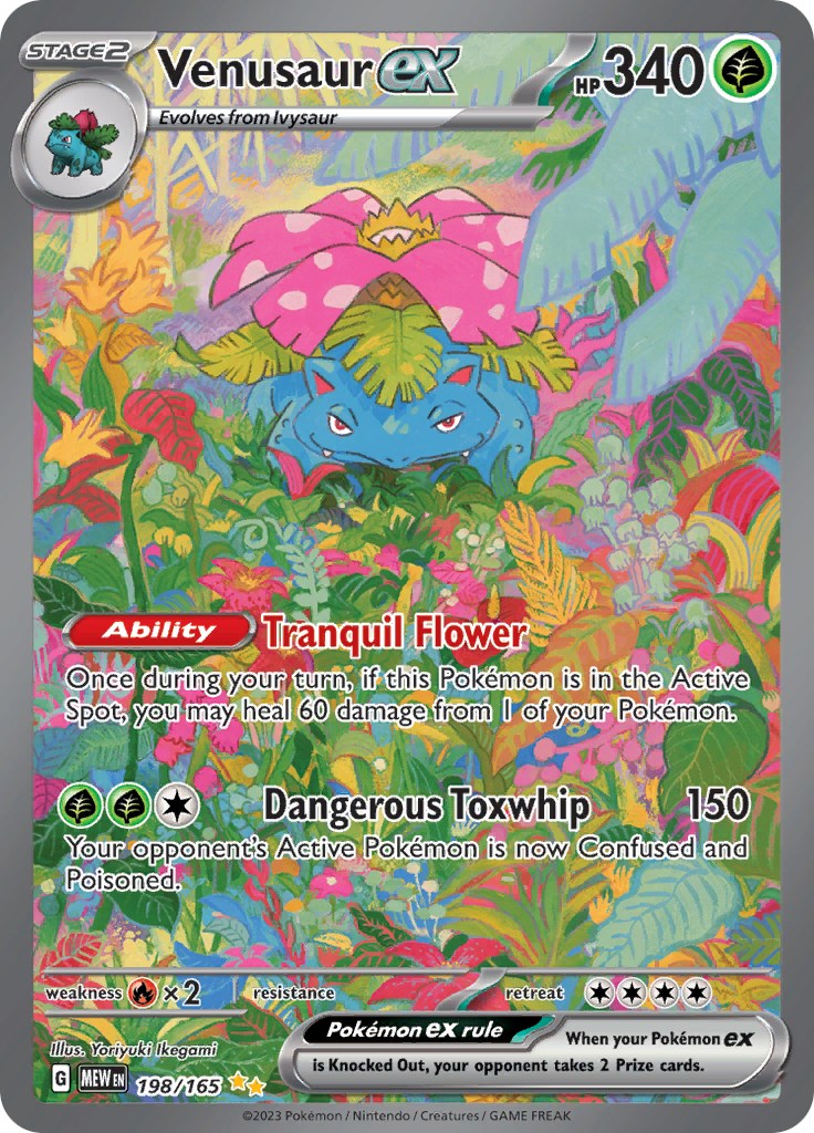 Venusaur ex (198/165) [Scarlet & Violet 151] | Mega City Incorporated