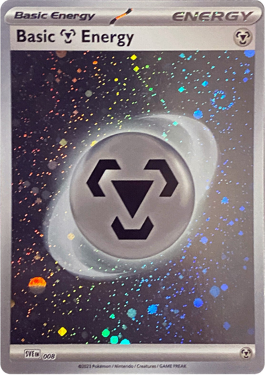 Basic Metal Energy (008) (Cosmos Holo) [Scarlet & Violet: Base Set] | Mega City Incorporated
