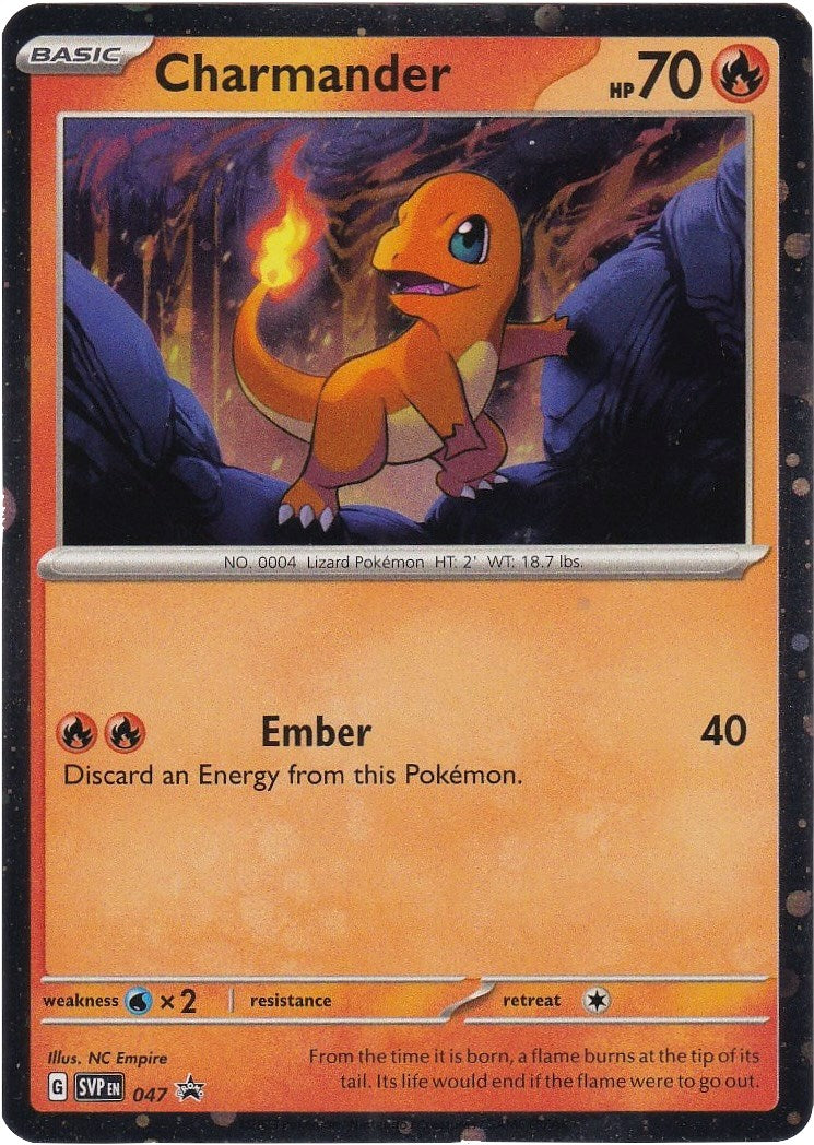 Charmander (047) (Cosmos Holo) [Scarlet & Violet: Black Star Promos] | Mega City Incorporated